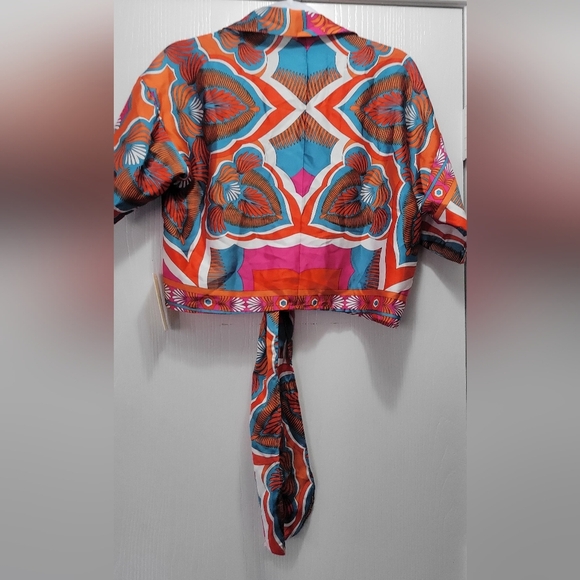 Peach Brand Short Sleeved Blouse Size M NWT - Picture 2 of 5